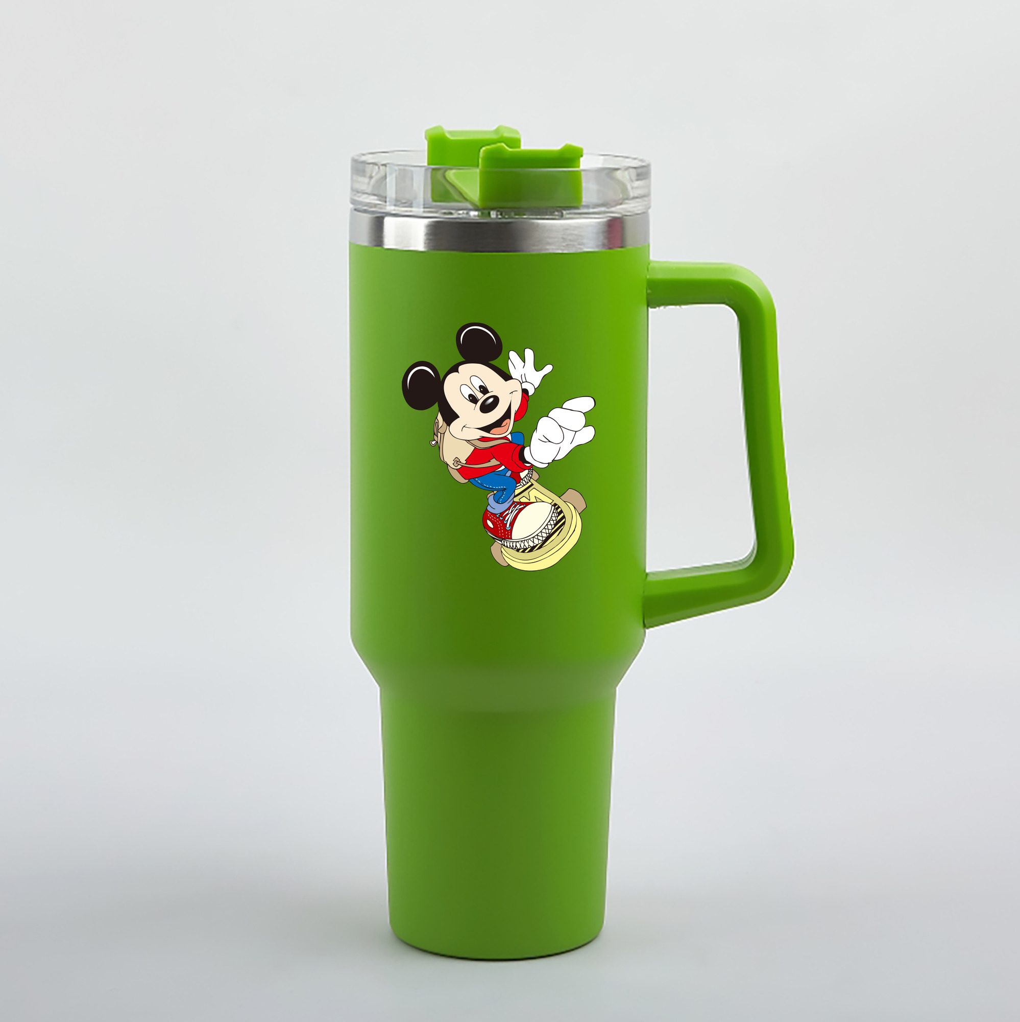 （画像用） ミッキーマウス Mickey Mouse 1200mL車用タンブラー（カラープリント）